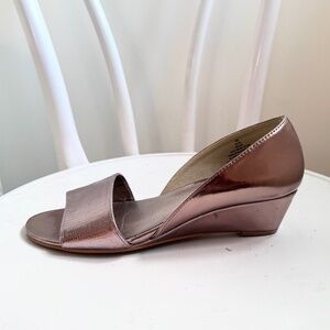 Vintage Wedge Heel Sandals Shoes sz 7
